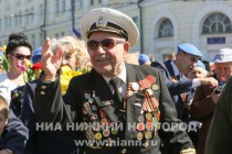 Возложение цветов к Вечному Огню в Нижегородском кремле