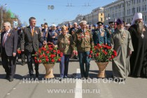 Возложение цветов к Вечному Огню в Нижегородском кремле