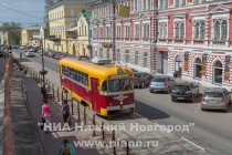 Запуск ретро-трамвая, который будет работать на маршруте №2 в Нижнем Новгороде