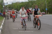 Первая велосвадьба прошла в Нижнем Новгороде