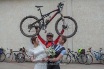 Первая велосвадьба прошла в Нижнем Новгороде