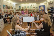 Прапраправнучка Александра Пушкина, герцогиня Аберкорнская Александра Анастасия Гамильтон посетила Нижегородскую областную детскую библиотеку