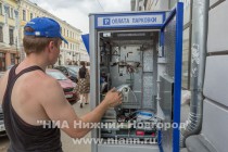 Автоматы платной парковки установлены на ул. Рождественской в Нижнем Новгороде