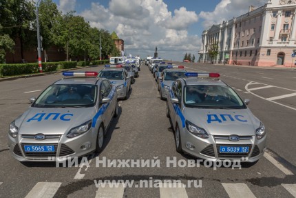 Смотр личного состава Нижегородского гарнизона полиции, привлекаемого к обеспечению охраны общественного порядка в Нижнем Новгороде
