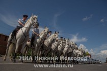 Смотр личного состава Нижегородского гарнизона полиции, привлекаемого к обеспечению охраны общественного порядка в Нижнем Новгороде