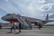 Первый авиарейс Нижний Новгород — Симферополь выполнила авиакомпания Red Wings из аэропорта Стригино
