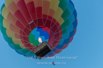 Освящение Нижнего Новгорода с аэростата митрополитом Нижегородским и Арзамасским Георгием