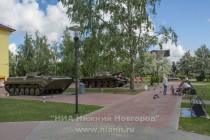 Часть экспозиции музея военной техники в городском округе Бор