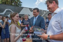 Торжественное вручение медалей За особые успехи выпускникам школ 2015 года