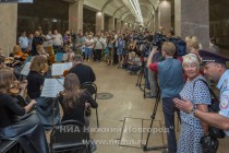 Концерт оркестра Солисты Нижнего Новгорода на станции Горьковская, приуроченный к 30-летнему юбилею нижегородского метрополитена