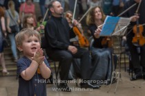 Концерт оркестра Солисты Нижнего Новгорода на станции Горьковская, приуроченный к 30-летнему юбилею нижегородского метрополитена