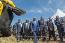 Межрегиональная аграрная выставка Приволжский день поля в Кстовском районе Нижегородской области