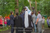 Памятник святым Петру и Февронии открыли в Нижнем Новгороде