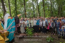 Памятник святым Петру и Февронии открыли в Нижнем Новгороде