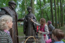 Памятник святым Петру и Февронии открыли в Нижнем Новгороде