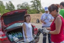 Акция AntiСвин по сбору мусора прошла на берегу Гребного канала в Нижнем Новгороде
