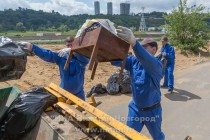 Акция AntiСвин по сбору мусора прошла на берегу Гребного канала в Нижнем Новгороде