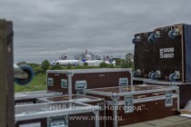 Пресс-тур на фестивальное поле в поселке Большое Козино в преддверии крупнейшего в России фестиваля электронной музыки и современных технологий Alfa Future People (AFP)