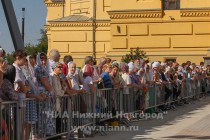 Патриарх Московский и всея Руси Кирилл совершил службу в кафедральном соборе святого Александра Невского в Нижнем Новгороде