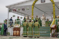 Торжества с участием Патриарха Московского и всея Руси Кирилла в честь 111-летней годовщины обретения мощей преподобного Серафима Саровского в Свято-Троицком Серафимо-Дивеевском монастыре