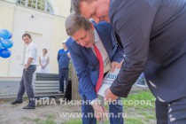 Официальное открытие первых общественных питьевых фонтанов в Нижегородском кремле