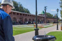 Официальное открытие первых общественных питьевых фонтанов в Нижегородском кремле