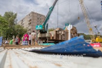 Жители протестуют против строительства 18-этажного дома на пересечении улиц Ковалихинской и Семашко