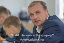 Экскурсия на территории застройки стадиона к ЧМ-2018 в Нижнем Новгороде для детей-сирот, воспитывающихся в детских домах и интернатах Нижегородской области