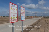 Экскурсия на территории застройки стадиона к ЧМ-2018 в Нижнем Новгороде для детей-сирот, воспитывающихся в детских домах и интернатах Нижегородской области