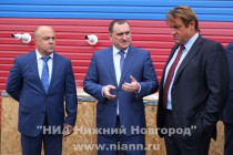 Торжественный пуск энергоцентра и газопровода высокого давления в п. Гидроторф Балахнинского района Нижегородской области