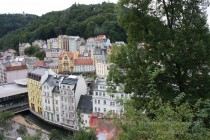 Вид на Карловы Вары со смотровой площадки