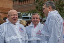 Общегородской сбор Мой новый Нижний с участием жителей города и представителей общественности около Зачатьевской башни Нижегородского кремля