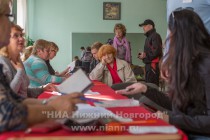 Голосование на выборах депутатов в Думу Нижнего Новгорода VI созыва на участке №2552