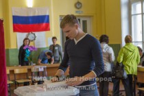 Голосование на выборах депутатов в Думу Нижнего Новгорода VI созыва на участке №2542