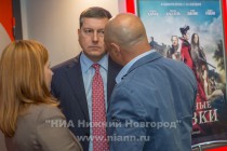 Олег Сорокин на презентации фильма 72 часа в Нижнем Новгороде