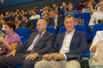 Евгений Морозов и Сергей Горин (слева направо) на презентации фильма 72 часа в Нижнем Новгороде