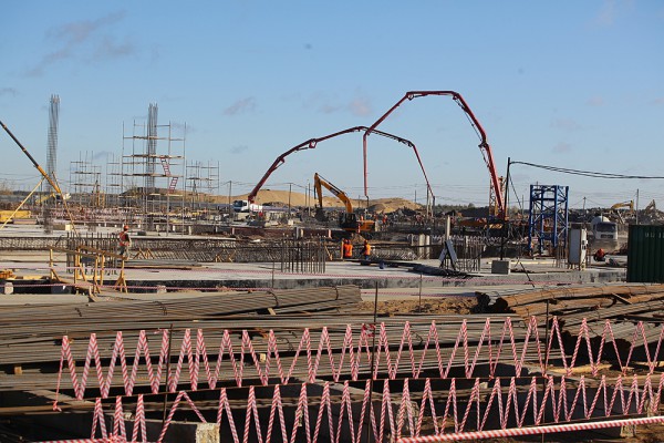 Стройтрансгаз начал монтаж конструкций первого этажа стадиона к ЧМ-2018 в Нижнем Новгороде в конце сентября