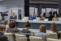 Пресс-конференция Елены Аржановой, Анны Кругловой и Анны Татаринцевой