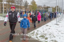 Открытие спортивной площадки около ФОКа Заречье