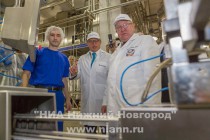 Открытие новых линий по производству детского питания на молочном комбинате Нижегородский