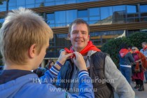 Посвящение участников пресс-тура в артековцев