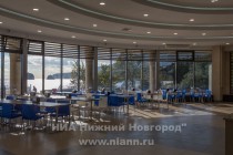 В столовой лагеря Морской