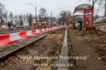 Строительство дороги в объезд провала грунта на ул. Горной в Нижнем Новгороде