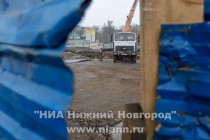 Строительно-ремонтные работы по локализации провала грунта в районе ул. Горной