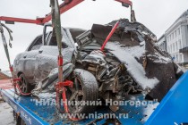 Акция Парад битых автомобилей, приуроченная к Всемирному дню памяти  жертв ДТП