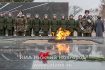 Митинг, посвященный торжественным проводам нижегородских призывников на военную службу в Президентский полк Федеральной службы охраны и Семеновской стрелковый полк Министерства обороны РФ