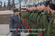 Митинг, посвященный торжественным проводам нижегородских призывников на военную службу в Президентский полк Федеральной службы охраны и Семеновской стрелковый полк Министерства обороны РФ