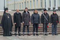 Митинг, посвященный торжественным проводам нижегородских призывников на военную службу в Президентский полк Федеральной службы охраны и Семеновской стрелковый полк Министерства обороны РФ