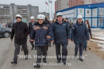 Губернатор Нижегородской области Валерий Шанцев проверил ход работ по строительству станции метро Стрелка в Нижнем Новгороде