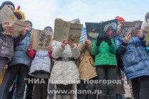 Открытие памятника персонажу сказки Максима Горького Воробьишке в Нижнем Новгороде